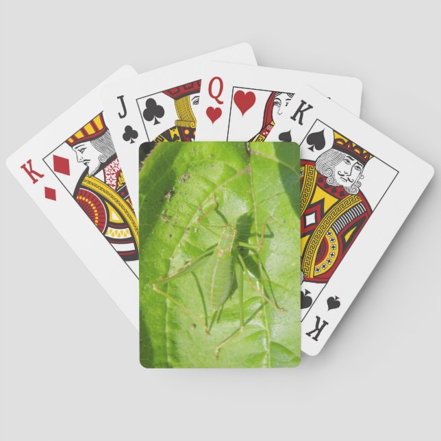 Baralho Cartões de Jogar Camuflagem Verde (Verso)