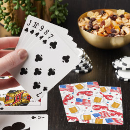 Baralho Cartões de Jogar Cerveja de Lagosta Americana Patr