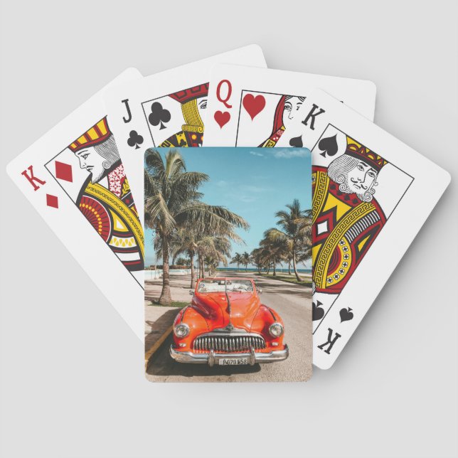 Baralho Cartões de jogar CLÁSSICO CAR TROIPÓPICOS (Verso)
