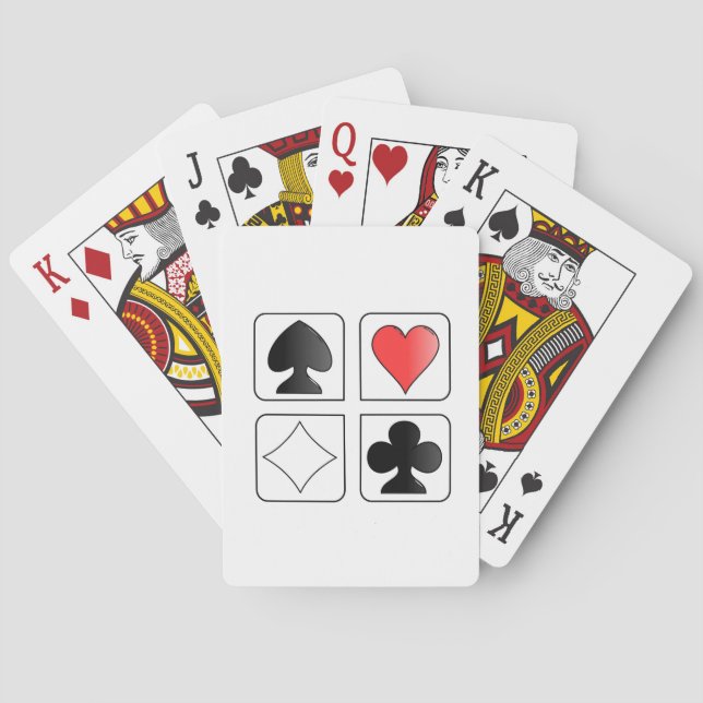 Baralho Cartões de jogar clássicos (Verso)