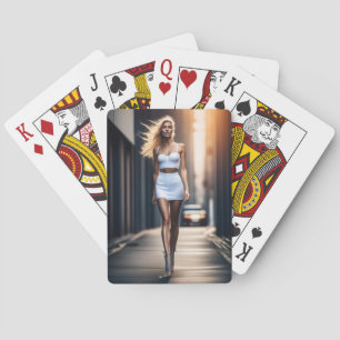 Baralho Cartões de jogar com modelos ultra lindos profissi