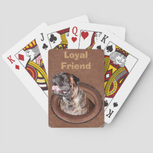 Baralho Cartões de jogar com o tema Cachorros com um Enorm