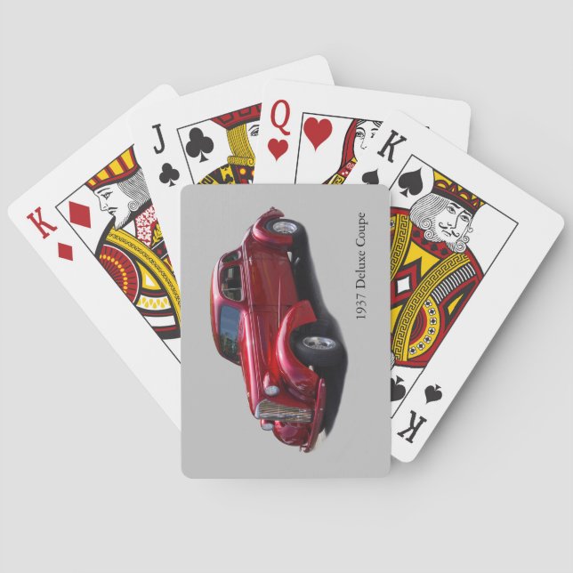 Baralho Cartões de jogar do Coupe Deluxe 1937 (Verso)