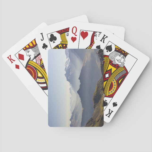 Baralho Cartões De Jogar Em Alps Suíços (Verso)