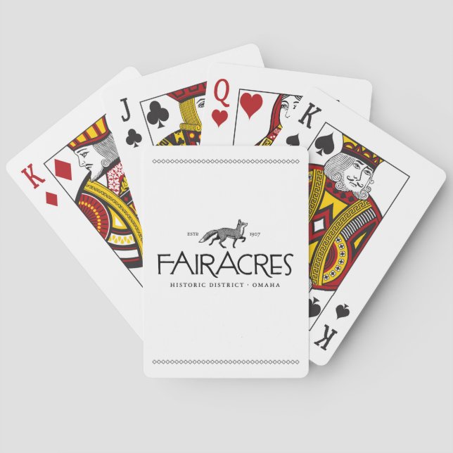 Baralho Cartões de Jogar Fairacres (Verso)
