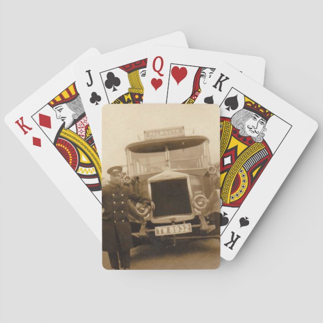 Baralho Cartões de jogar Falmouth Vintage2 (Verso)