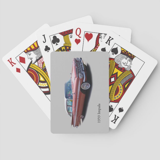 Baralho Cartões de jogar Impala 1959 (Verso)