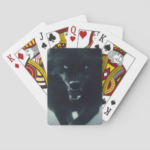 Baralho Cartões De Jogar Lobo Escuro