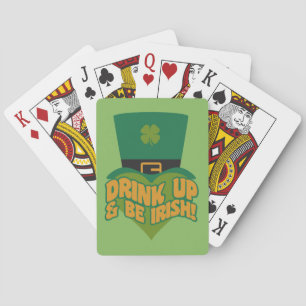 Baralho Cartões de jogar personalizados do Leprechaun