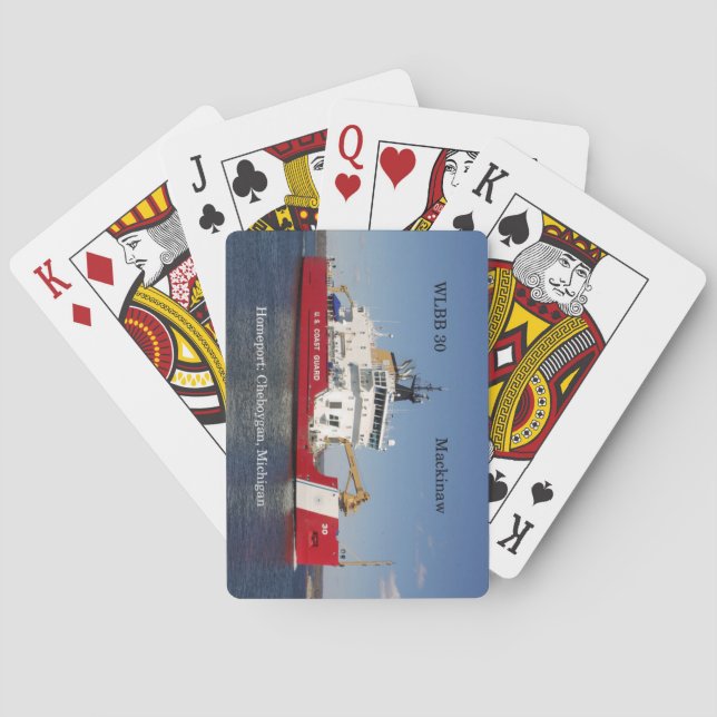 Baralho Cartões de jogar WLBB 30 Mackinaw (Verso)
