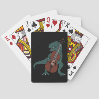 Baralho Cartões de jogo baixos de T-Rex