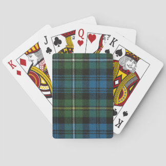 Baralho Cartões de jogo Campbell do Tartan antigo de