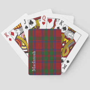 Baralho Cartões de jogo clássicos da xadrez de Tartan de
