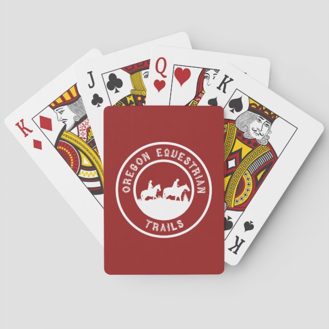 Baralho Cartões de jogo com logotipo (Verso)