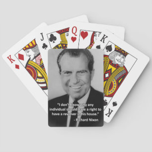 Baralho Cartões de jogo da Anti-Arma de Richard Nixon