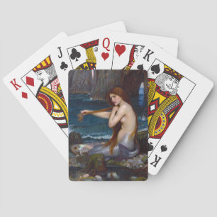 Baralho Cartões de jogo da arte da sereia de John William