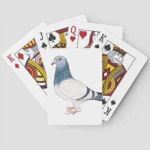 Baralho Cartões de jogo da arte do pássaro do pombo