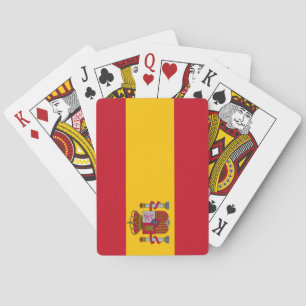 Baralho Cartões de jogo da bandeira da espanha