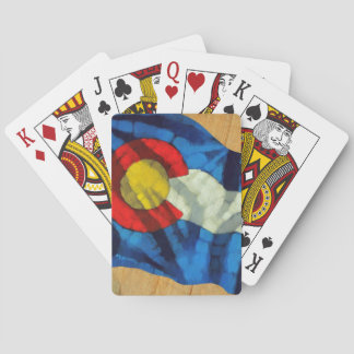 Baralho Cartões de jogo da bandeira de Colorado