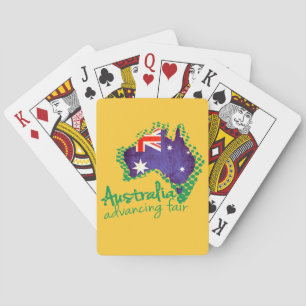 Baralho Cartões de jogo da bandeira de país de Austráli