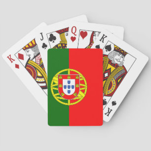 Baralho Cartões de jogo da bandeira de Portugal
