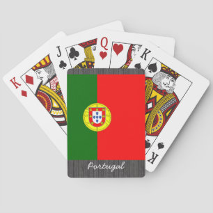 Baralho Cartões de jogo da bandeira de Portugal
