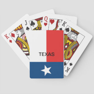 Baralho Cartões de jogo da bandeira do estado de Texas