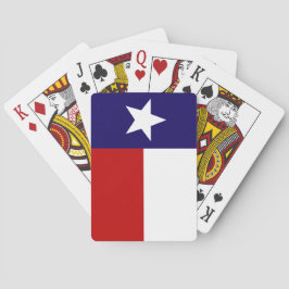 Baralho Cartões de jogo da bandeira do estado de Texas