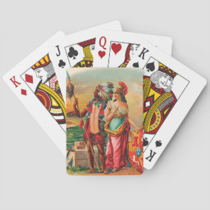 Baralho Cartões de jogo da etiqueta do charuto do vintage