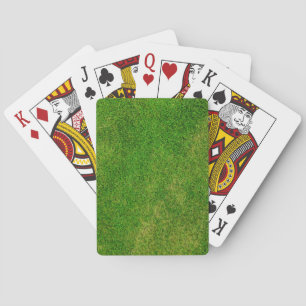 Baralho Cartões de jogo da grama verde