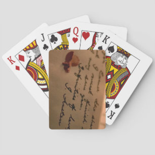 Baralho Cartões de jogo da letra de Jane Austen