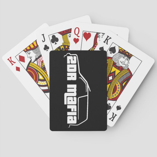 Baralho cartões de jogo da máfia 2DR (Verso)