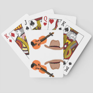 Baralho Cartões de jogo da música country