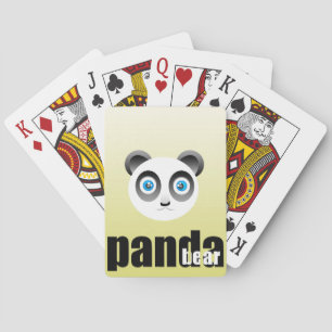 Baralho Cartões de jogo da panda