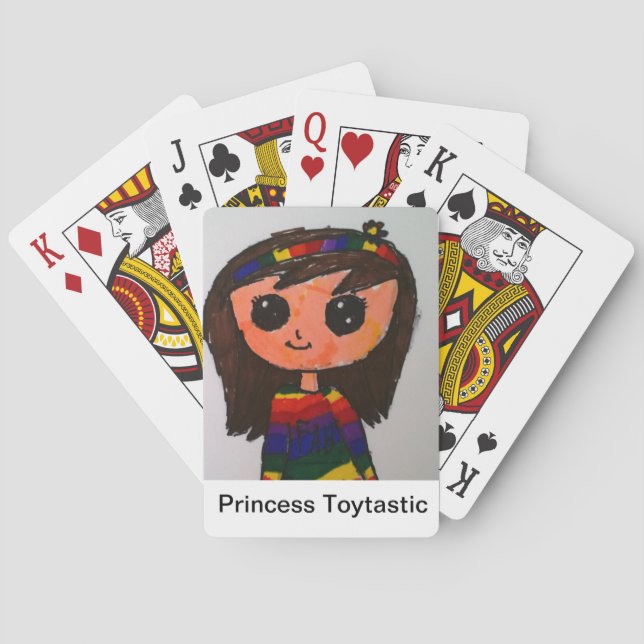 Baralho Cartões de jogo da princesa Toytastic (Verso)