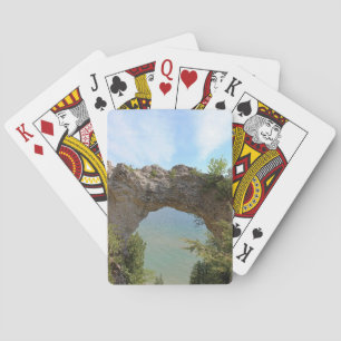 Baralho Cartões de jogo da rocha do arco da ilha de