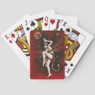 Baralho Cartões de jogo da senhora Dançarino do diabo