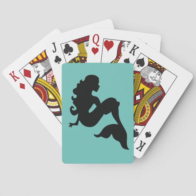 Baralho Cartões de jogo da sereia (Verso)