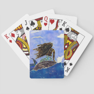 Baralho Cartões de jogo da sereia & do oceano