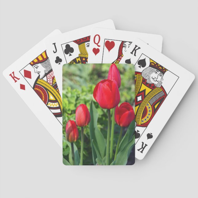 Baralho Cartões de jogo da tulipa (Verso)
