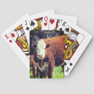 Baralho Cartões de jogo da vaca