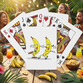 Baralho Cartões de jogo das bananas da dança
