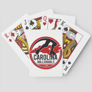 Baralho Cartões de jogo de Carolina Rollergirls