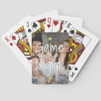 Cartões de Jogo de Fotografia Familiar Douradas Es