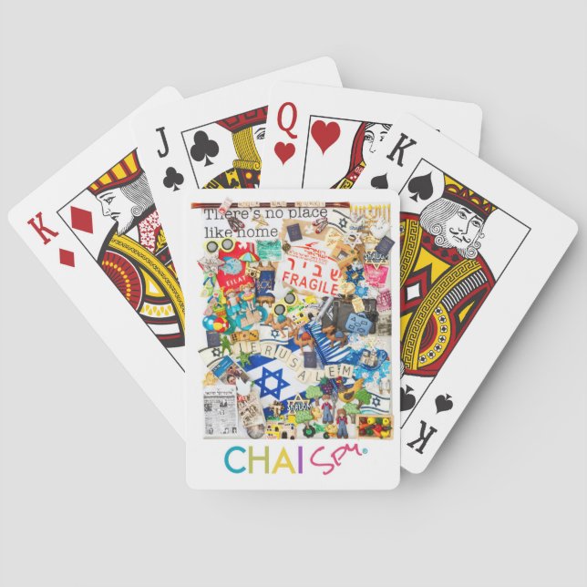 Baralho Cartões de jogo de Israel (Verso)