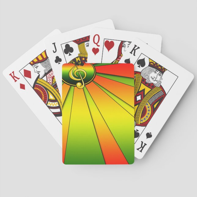 Baralho Cartões de jogo de Rasta (Verso)