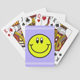 Baralho Cartões de jogo de sorriso felizes de Emoji da