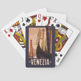 Baralho Cartões de jogo de Venezia do vintage (Veneza)