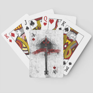 Baralho Cartões de jogo do ás de espada