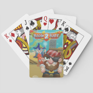 Baralho Cartões de jogo do barco 2 do crescimento